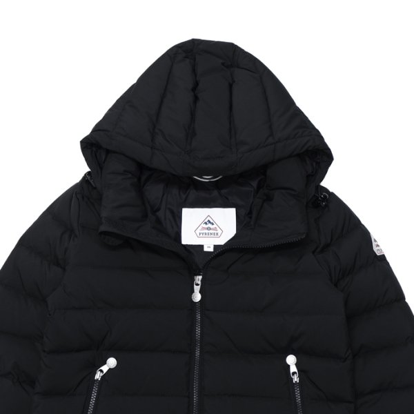 画像2: PYRENEX（ピレネックス）SPOUTNIC JACKET SOFT（スプートニックジャケットソフト）"Women" / Black（ブラック） (2)