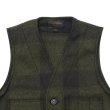 画像3: FILSON（フィルソン）MACKINAW WOOL VEST（マッキーノウールベスト）/Forest Green×Brown（フォレストグリーン×ブラウン）※XSサイズのみ (3)