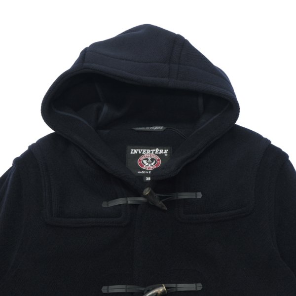 画像2: INVERTERE(インバーティア)LONG LENGTH DUFFLE COAT(ロングレングスダッフルコート)"Joshua Ellis" / Navy(ネイビー) (2)