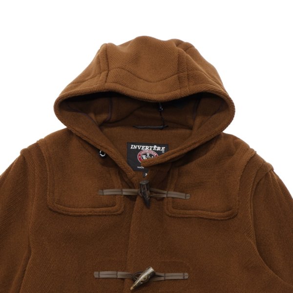 画像2: INVERTERE(インバーティア)LONG LENGTH DUFFLE COAT(ロングレングスダッフルコート)"Joshua Ellis" / Vicuna(ビクーニャ) (2)