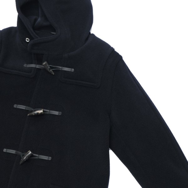 画像3: INVERTERE(インバーティア)LONG LENGTH DUFFLE COAT(ロングレングスダッフルコート)"Joshua Ellis" / Navy(ネイビー) (3)