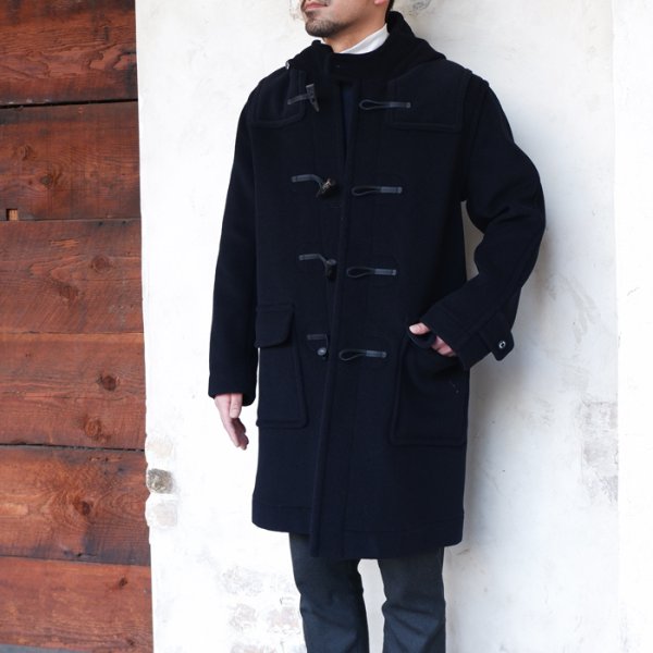 画像11: INVERTERE(インバーティア)LONG LENGTH DUFFLE COAT(ロングレングスダッフルコート)"Joshua Ellis" / Navy(ネイビー) (11)