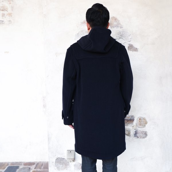 画像12: INVERTERE(インバーティア)LONG LENGTH DUFFLE COAT(ロングレングスダッフルコート)"Joshua Ellis" / Navy(ネイビー) (12)