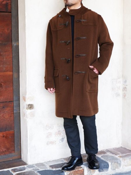 画像10: INVERTERE(インバーティア)LONG LENGTH DUFFLE COAT(ロングレングスダッフルコート)"Joshua Ellis" / Vicuna(ビクーニャ) (10)