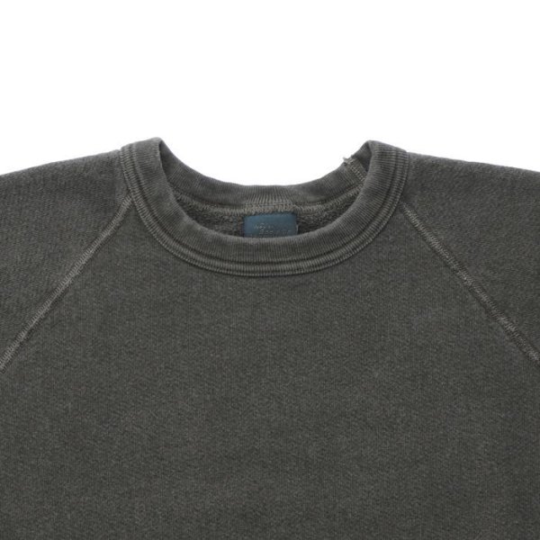 画像3: Good On（グッドオン）Raglan Crew Sweat（ラグランクルースウェット）"Pigment Dye" / Black（ブラック） (3)