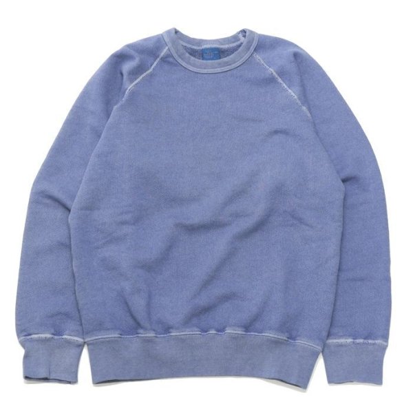 画像1: Good On（グッドオン）Raglan Crew Sweat（ラグランクルースウェット）"Pigment Dye"/Lt.Purple（ライトパープル）※Sサイズのみ (1)