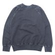 画像1: Good On（グッドオン）Raglan Crew Sweat（ラグランクルースウェット）"Pigment Dye"/Navy（ネイビー） (1)