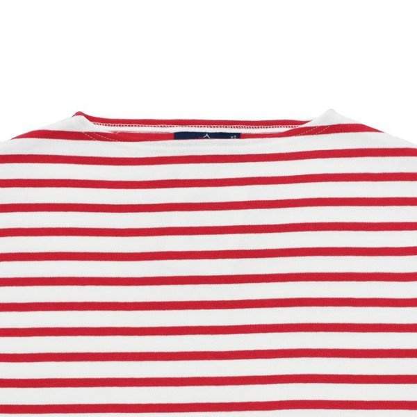 画像3: SAINT JAMES(セントジェームス)OUESSANT(ウエッソン)/NEIGE×TULIP(ホワイト×レッド) (3)