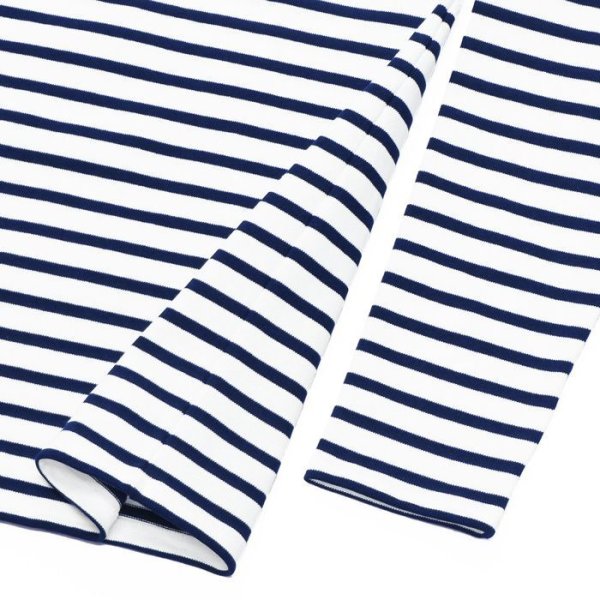 画像5: SAINT JAMES(セントジェームス)OUESSANT(ウエッソン)/NEIGE×MARINE(ホワイト×マリン) (5)