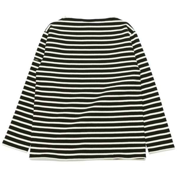 画像2: SAINT JAMES(セントジェームス)OUESSANT(ウエッソン)/NOIR×ECRU(ブラック×キナリ) (2)