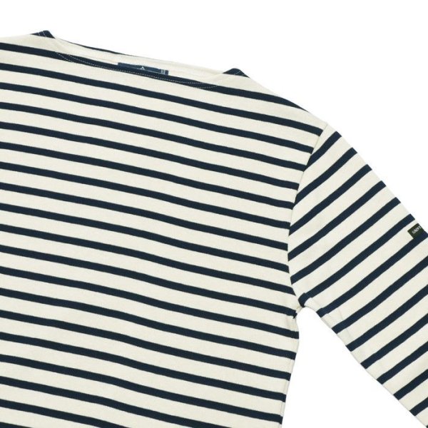 画像4: SAINT JAMES(セントジェームス)OUESSANT(ウエッソン)/ECRU×MARINE(キナリ×マリン) (4)