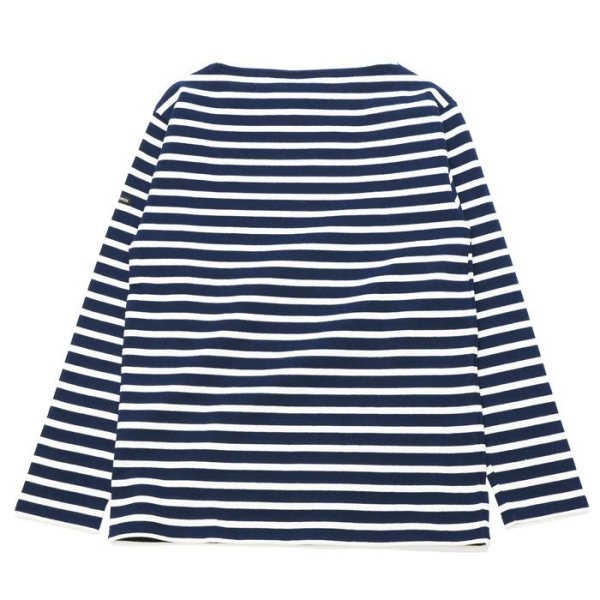 画像2: SAINT JAMES(セントジェームス)OUESSANT(ウエッソン)/MARINE×ECRU(マリン×キナリ) (2)