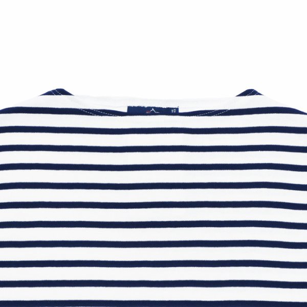 画像3: SAINT JAMES(セントジェームス)OUESSANT(ウエッソン)/NEIGE×MARINE(ホワイト×マリン) (3)