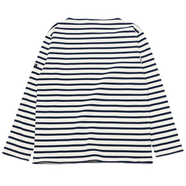 画像2: SAINT JAMES(セントジェームス)OUESSANT(ウエッソン)/ECRU×MARINE(キナリ×マリン) (2)