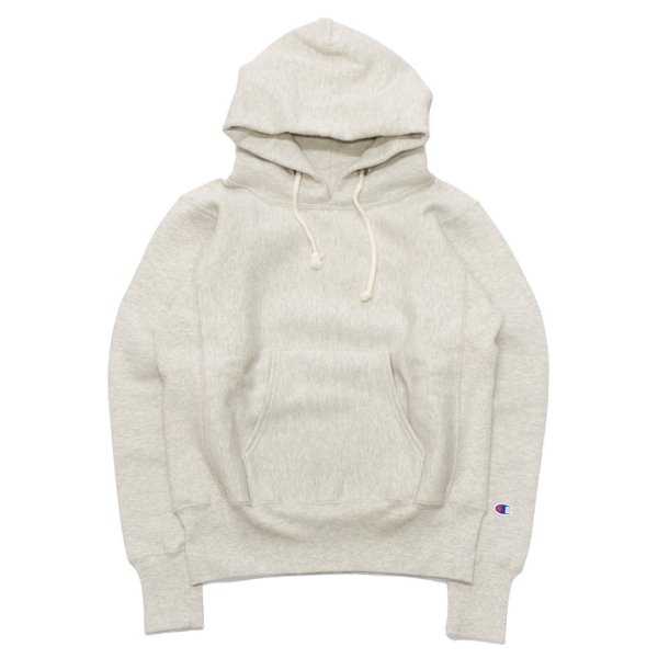 画像1: ＜OUTLET＞Champion（チャンピオン）REVERSE WEAVE PULLOVER HOODED SWEATSHIRT（リバースウィーブプルオーバースウェットパーカー）/Oatmeal（オートミール）Made in USA※Sサイズのみ (1)
