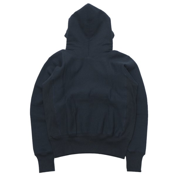 画像2: 『OUTLET』Champion(チャンピオン)REVERSE WEAVE PULLOVER HOODED SWEATSHIRT・Made in USA(リバースウィーブプルオーバースウェットパーカー・アメリカ製)/ Navy(ネイビー)※Sサイズのみ (2)