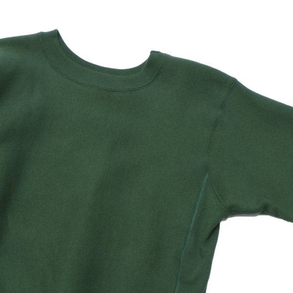 画像4: 『OUTLET』Champion（チャンピオン）REVERSE WEAVE CREW NECK SWEATSHIRT・Made in USA（リバースウィーブクルーネックスウェットシャツ・アメリカ製）/ Moss Green（モスグリーン）※Sサイズのみ (4)