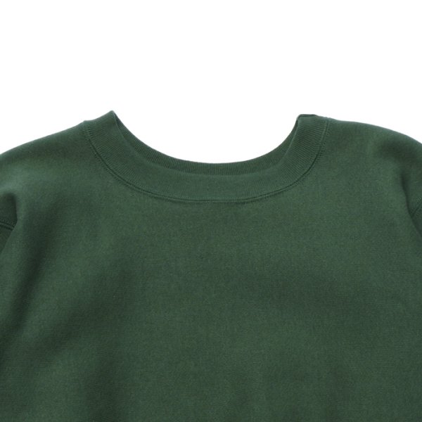 画像3: 『OUTLET』Champion（チャンピオン）REVERSE WEAVE CREW NECK SWEATSHIRT・Made in USA（リバースウィーブクルーネックスウェットシャツ・アメリカ製）/ Moss Green（モスグリーン）※Sサイズのみ (3)