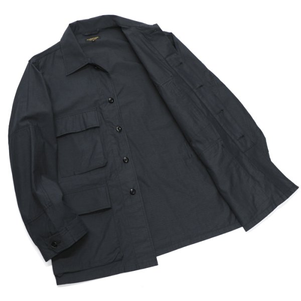 画像6: 『OUTLET』*A VONTADE（アボンタージ）BDU Tropical Jacket（BDUトロピカルジャケット）"Yarn Dyed Ripstop" / Ink（インク） (6)