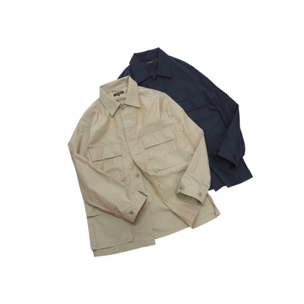 画像8: 『OUTLET』*A VONTADE（アボンタージ）BDU Tropical Jacket（BDUトロピカルジャケット）"Yarn Dyed Ripstop" / Ink（インク） (8)