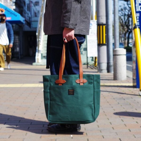 画像7: FILSON(フィルソン)OPEN TOTE BAG(オープントートバッグ)/ GREEN(グリーン) (7)