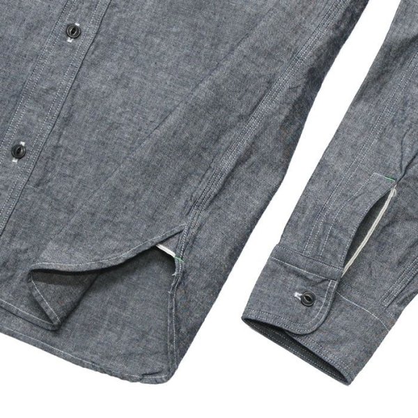 画像5: Nigel Cabourn(ナイジェル・ケーボン)NEW MEDICAL SHIRT(ニューメディカルシャツ)/ Indigo(インディゴ) (5)