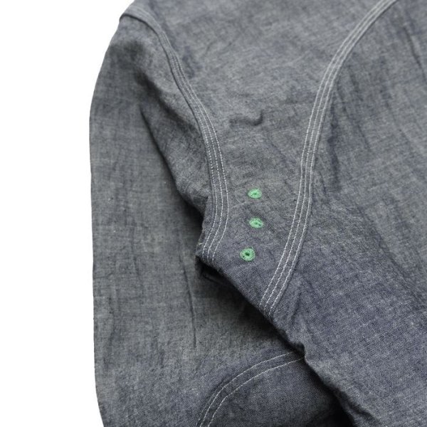 画像6: Nigel Cabourn(ナイジェル・ケーボン)NEW MEDICAL SHIRT(ニューメディカルシャツ)/ Indigo(インディゴ) (6)