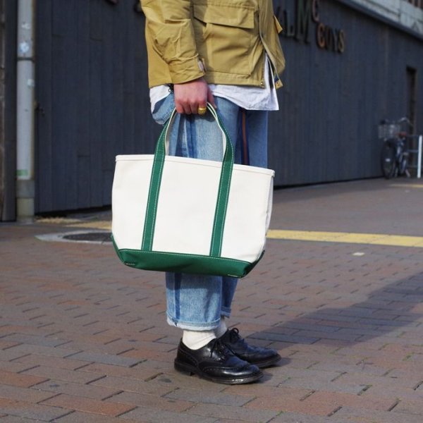 画像5: L.L.Bean（エルエルビーン）Boat&Tote Bag Open Top"M"（ボートアンドトートバッグ オープントップM）/ Dk.Green（ダークグリーン） (5)