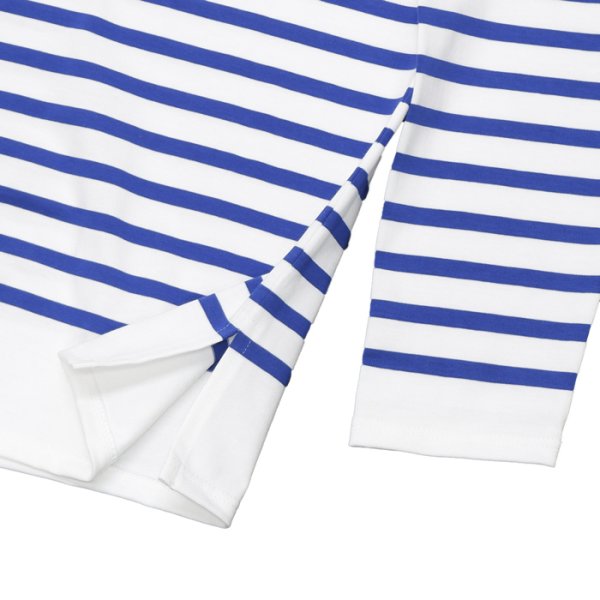 画像5: SAINT JAMES(セントジェームス)NAVAL(ナヴァル)/NEIGE×GITANE(ホワイト×コバルトブルー) (5)