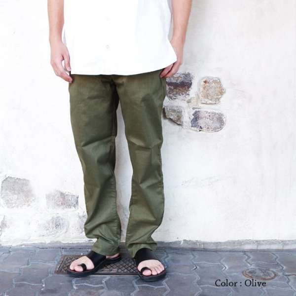 画像7: F.O.B FACTORY（エフオービーファクトリー）EASY PANTS（イージーパンツ）"CL SOLOTEX" / Navy（ネイビー）【裾上げ無料】 (7)