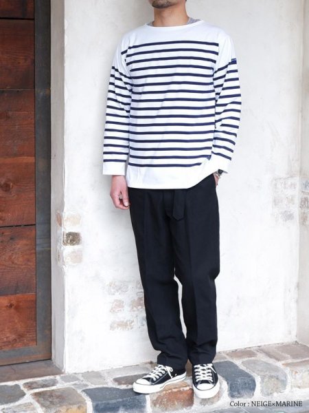 画像8: SAINT JAMES(セントジェームス)NAVAL(ナヴァル)/NEIGE×MARINE(ホワイト×マリン) (8)