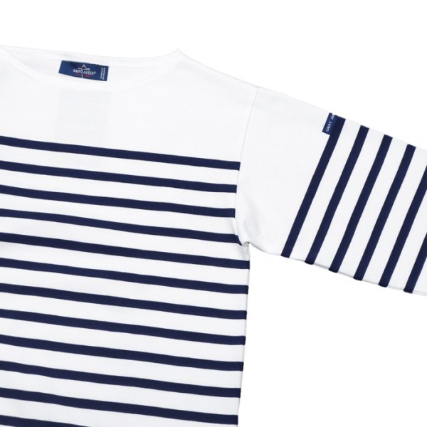 画像4: SAINT JAMES(セントジェームス)NAVAL(ナヴァル)/NEIGE×MARINE(ホワイト×マリン) (4)