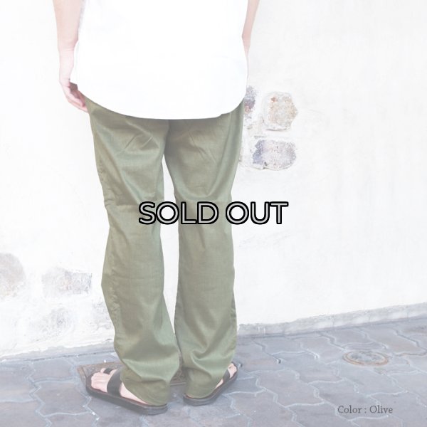 画像8: F.O.B FACTORY(エフオービーファクトリー)EASY PANTS(イージーパンツ)"CL SOLOTEX" / Navy(ネイビー)【裾上げ無料】 (8)