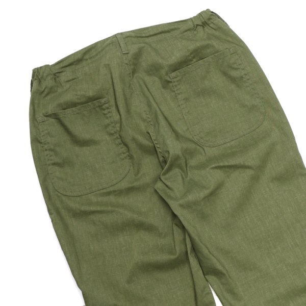 画像4: F.O.B FACTORY（エフオービーファクトリー）EASY PANTS（イージーパンツ）"CL SOLOTEX" / Olive（オリーブ）【裾上げ無料】 (4)