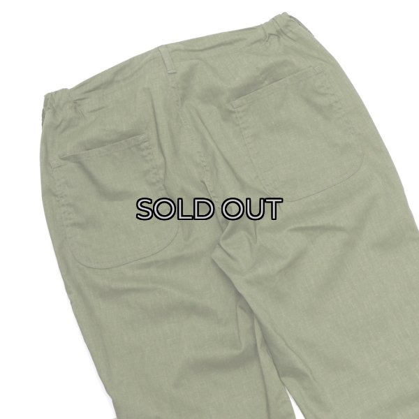 画像4: F.O.B FACTORY(エフオービーファクトリー)EASY PANTS(イージーパンツ)"CL SOLOTEX" / Olive(オリーブ)【裾上げ無料】 (4)