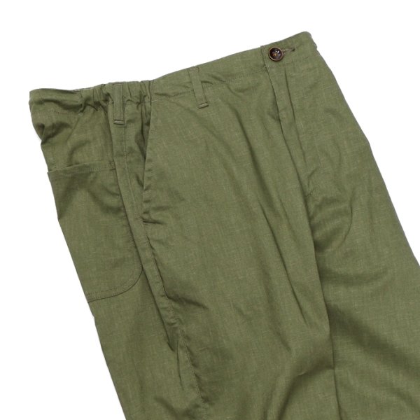 画像5: F.O.B FACTORY（エフオービーファクトリー）EASY PANTS（イージーパンツ）"CL SOLOTEX" / Olive（オリーブ）【裾上げ無料】 (5)
