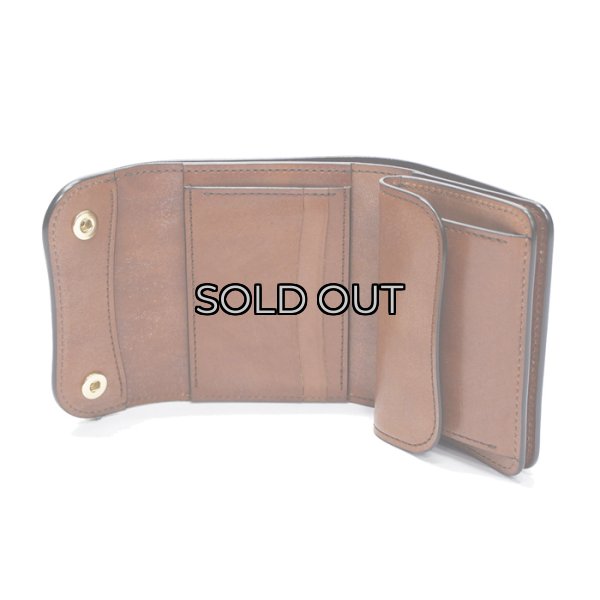 画像5: WILD SWANS（ワイルドスワンズ）ENO（イーノ）ミニ3つ折りウォレット"フルグレインブライドル"/Dark Stain（ダークステイン） (5)