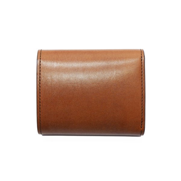 画像2: WILD SWANS(ワイルドスワンズ)ENO(イーノ)ミニ3つ折りウォレット"フルグレインブライドル"/Dark Stain(ダークステイン) (2)