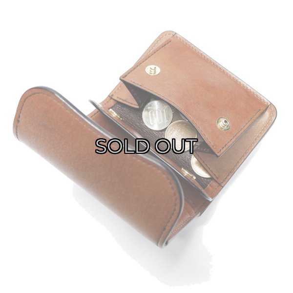 画像8: WILD SWANS（ワイルドスワンズ）ENO（イーノ）ミニ3つ折りウォレット"フルグレインブライドル"/Dark Stain（ダークステイン） (8)