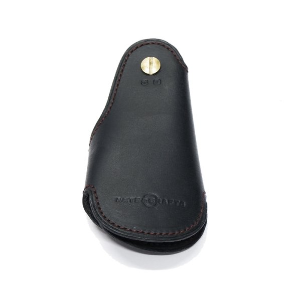 画像2: ARTS&CRAFTS(アーツアンドクラフツ)BRASS SHOEHORN KEYCASE(ブラスシューホーンキーケース)ELBAMATT ACC/Black(ブラック) (2)