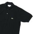画像7: LACOSTE（ラコステ）Classic Fit Pique Polo Shirt（クラシックフィットピケポロシャツ）/Flamant（フラミンゴ）・Black（ブラック）※Imported from France (7)