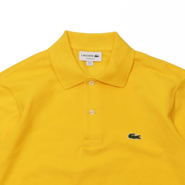画像3: LACOSTE（ラコステ）Classic Fit Pique Polo Shirt（クラシックフィットピケポロシャツ）"Imported from France" / Wasp（イエロー）※サイズ2のみ (3)