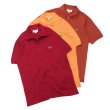 画像1: LACOSTE（ラコステ）Classic Fit Pique Polo Shirt（クラシックフィットピケポロシャツ）/Bordeaux（ボルドー）・Orange（オレンジ）・Marron（マロン）※Imported from France (1)