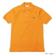画像4: LACOSTE（ラコステ）Classic Fit Pique Polo Shirt（クラシックフィットピケポロシャツ）/Bordeaux（ボルドー）・Orange（オレンジ）・Marron（マロン）※Imported from France (4)
