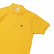 画像4: LACOSTE（ラコステ）Classic Fit Pique Polo Shirt（クラシックフィットピケポロシャツ）/Wasp（イエロー）※Imported from France※サイズ2のみ (4)