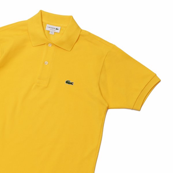 画像4: LACOSTE（ラコステ）Classic Fit Pique Polo Shirt（クラシックフィットピケポロシャツ）"Imported from France" / Wasp（イエロー）※サイズ2のみ (4)