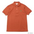 画像6: LACOSTE（ラコステ）Classic Fit Pique Polo Shirt（クラシックフィットピケポロシャツ）/Bordeaux（ボルドー）・Orange（オレンジ）・Marron（マロン）※Imported from France (6)