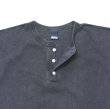 画像3: Good On（グッドオン）Short Sleeve Henley Neck Tee（ショートスリーブヘンリーネックTシャツ）"Pigment Dye"/Navy（ネイビー） (3)