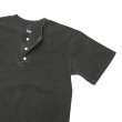 画像4: Good On（グッドオン）Short Sleeve Henley Neck Tee（ショートスリーブヘンリーネックTシャツ）"Pigment Dye"/Black（ブラック） (4)