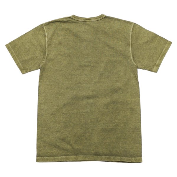 画像2: Good On(グッドオン)Short Sleeve Henley Neck Tee(ショートスリーブヘンリーネックTシャツ)"Pigment Dye"/ Sage(セージ) (2)